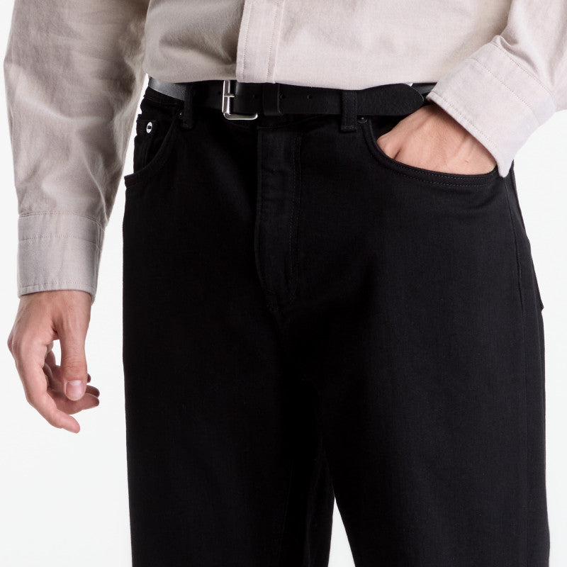 Jeansy Gant Reg Clean Wash Jeans Black