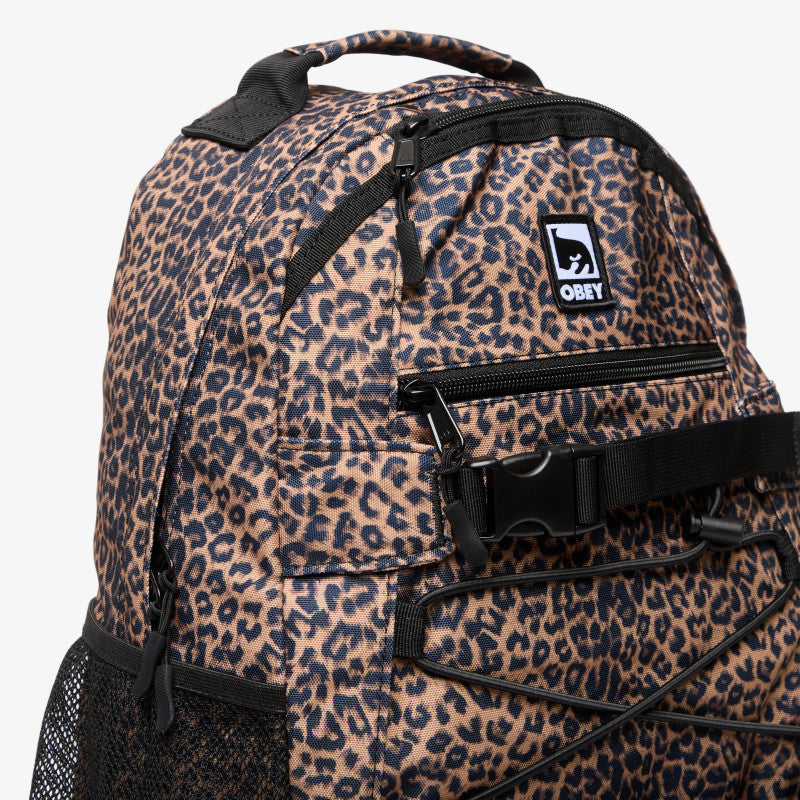 Obey Commuter Backpack Leopard