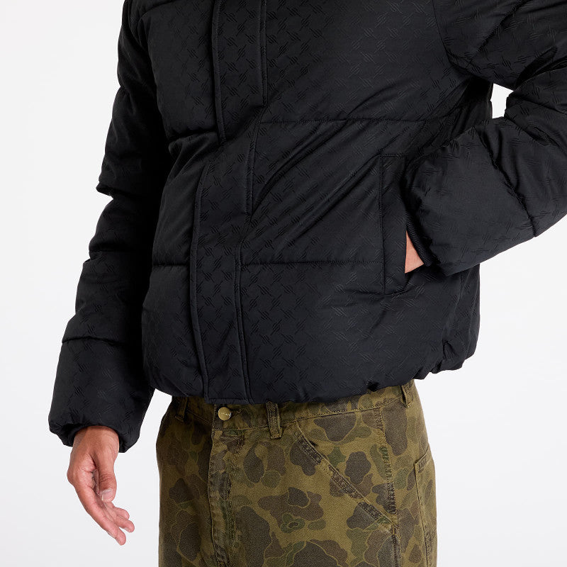 Daily Paper Monogram Puffer Jacket Black
