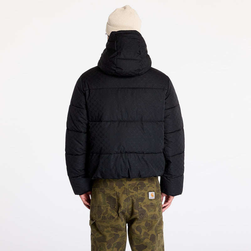 Daily Paper Monogram Puffer Jacket Black