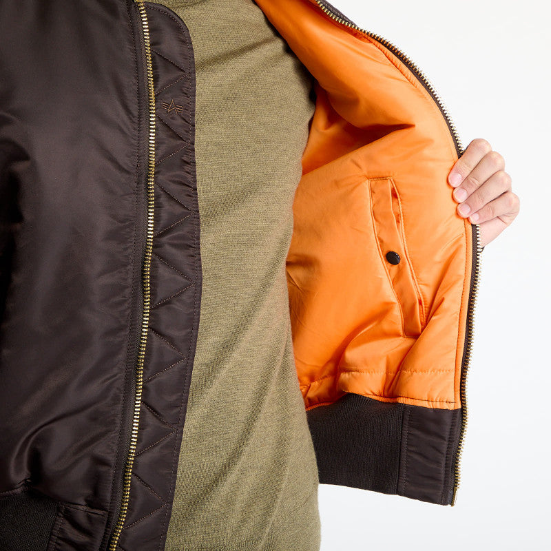 Alpha Industries Inc. MA-1 Heritage Hunter Brown