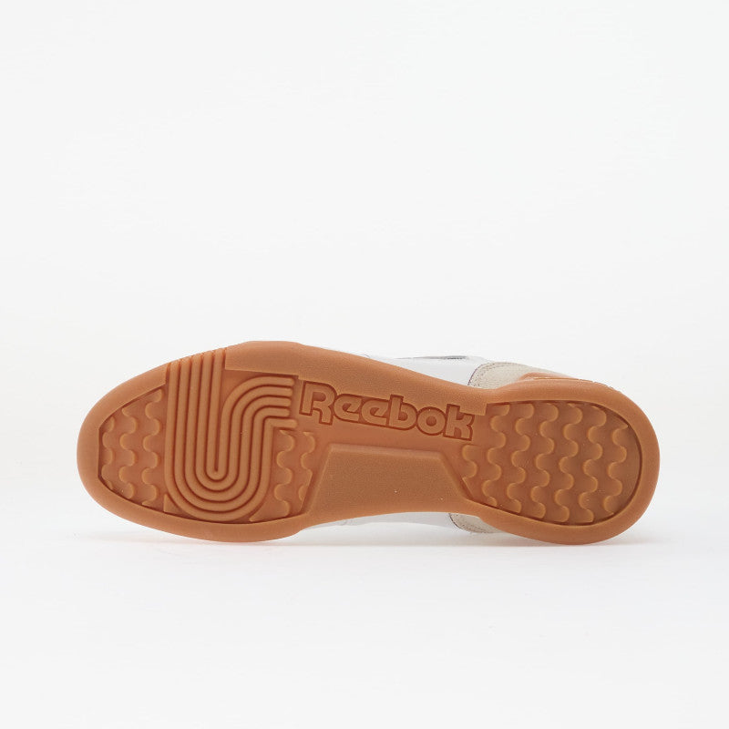 Reebok Workout Plus White/ Classic Burgundy/ Chalk