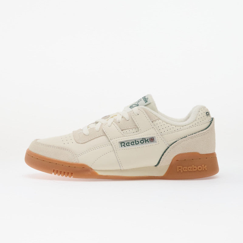 Reebok Workout Plus Chalk/ Dark Green/ Vintage Chalk