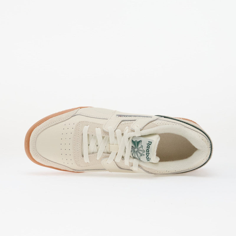 Reebok Workout Plus Chalk/ Dark Green/ Vintage Chalk