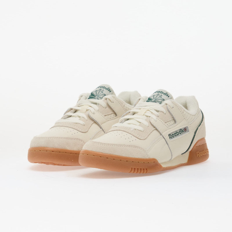 Reebok Workout Plus Chalk/ Dark Green/ Vintage Chalk