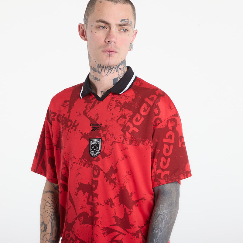 Reebok Street Sport Football Jersey Vector Red/Black
