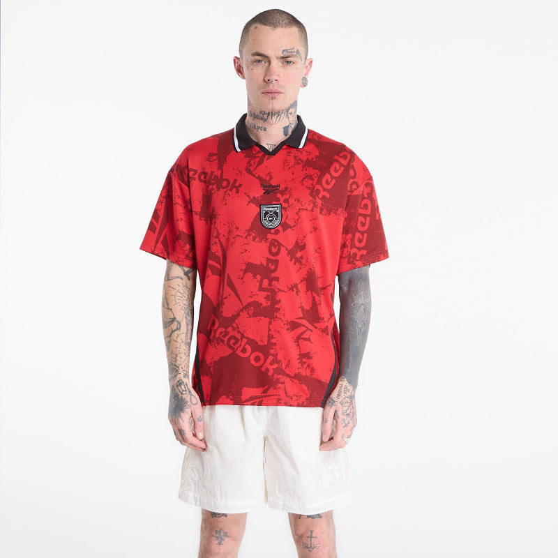 Reebok Street Sport Football Jersey Vector Red/Black