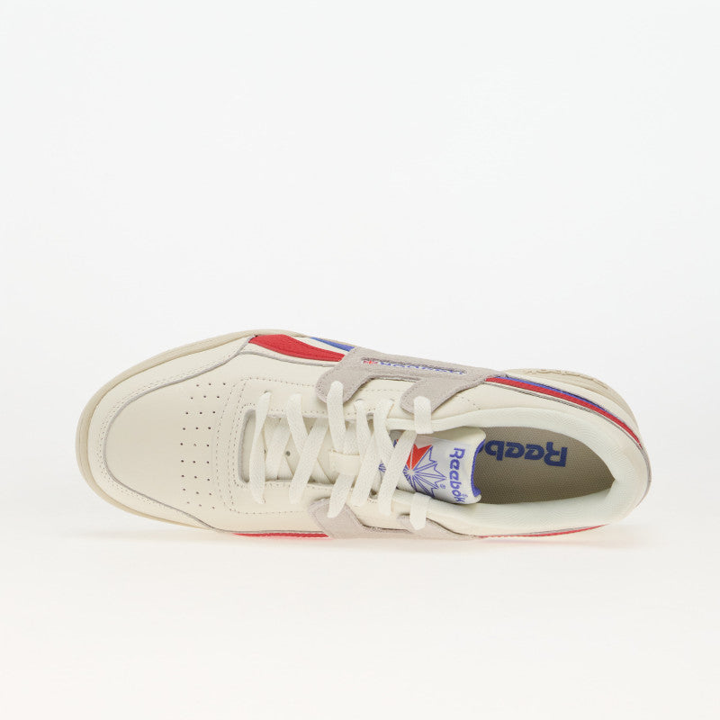 Reebok Workout Plus Chalk/ Breakout Blue/ Vector Red
