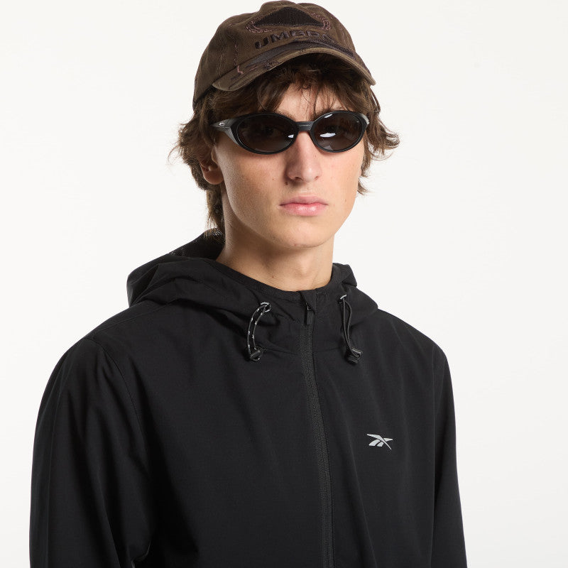 Wiatrówka Reebok ID Lightweight Windbreaker Black/ Grey 4