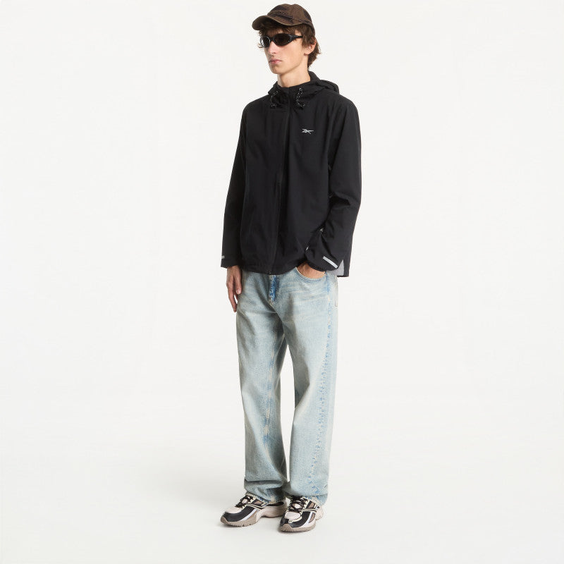 Wiatrówka Reebok ID Lightweight Windbreaker Black/ Grey 4