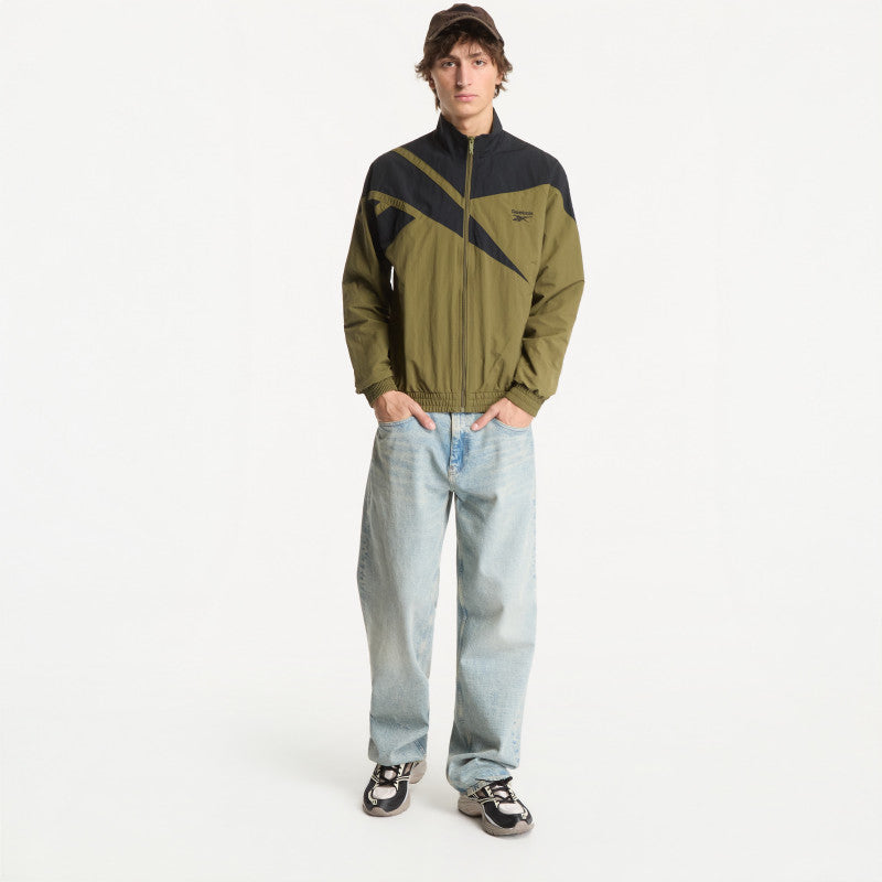 Reebok Vector Track Top Olive Stone/ Black