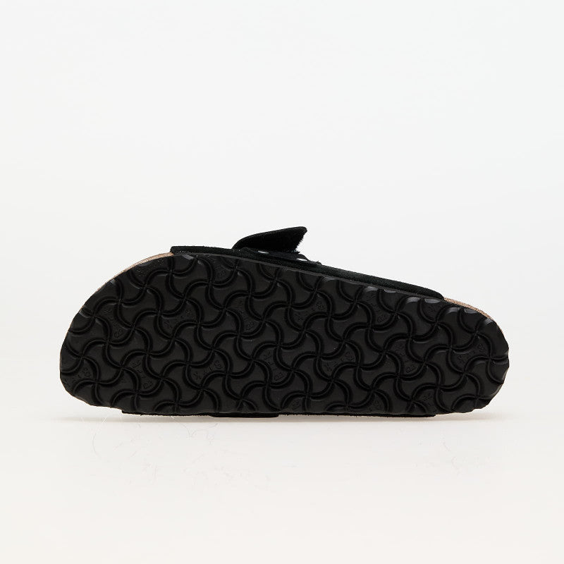 Birkenstock Kyoto Nubuck/Suede Leather Black