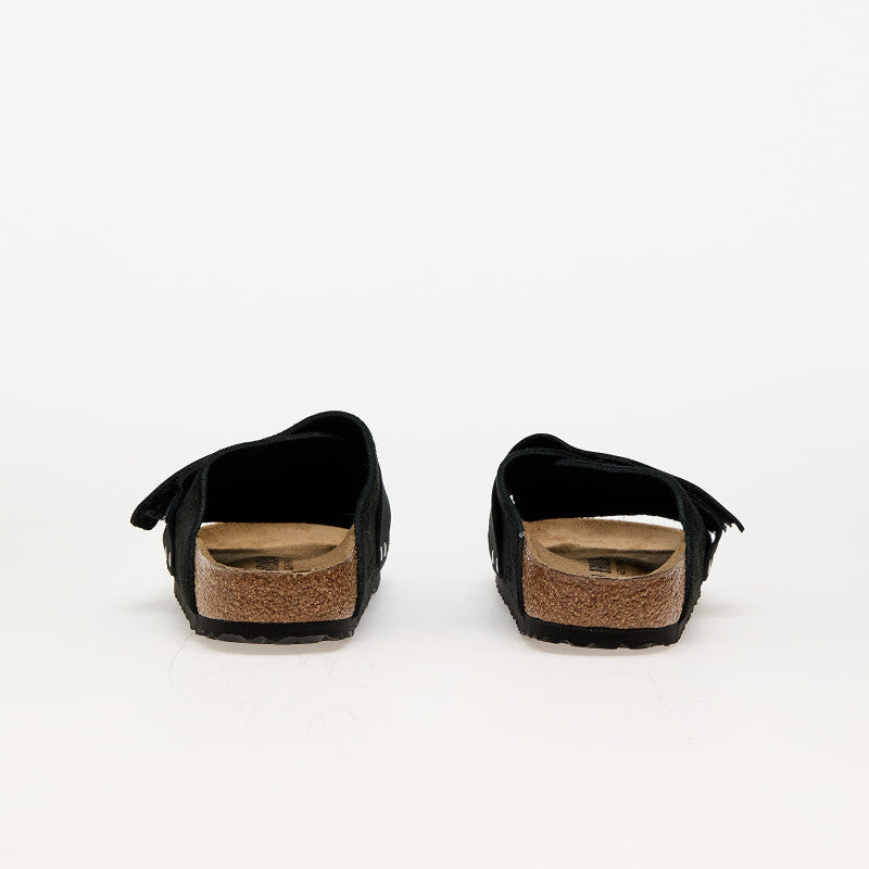 Birkenstock Kyoto Nubuck/Suede Leather Black