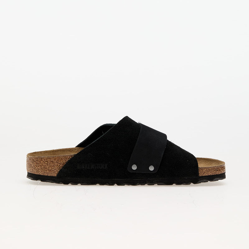 Birkenstock Kyoto Nubuck/Suede Leather Black
