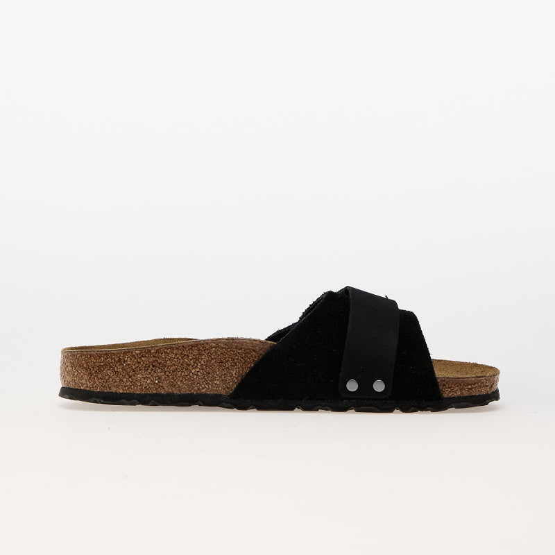 Birkenstock Oita Nubuck/Suede Leather Black