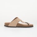 Birkenstock Gizeh Big Buckle Natural Leather Patent Women High-Shine New Beige