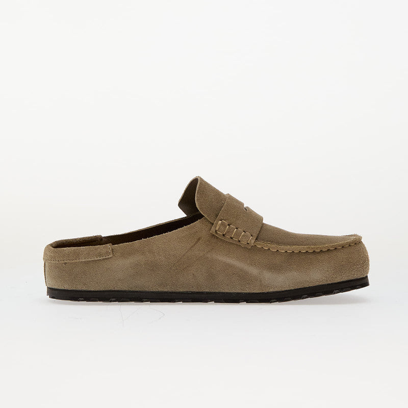 Birkenstock Naples Wrapped Suede Leather Taupe