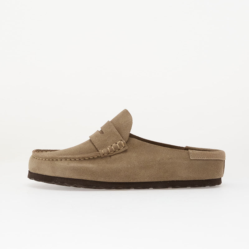 Birkenstock Naples Wrapped Suede Leather Taupe