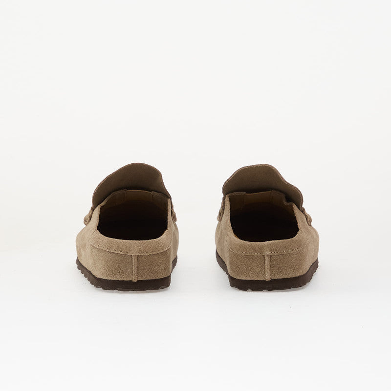 Birkenstock Naples Wrapped Suede Leather Taupe