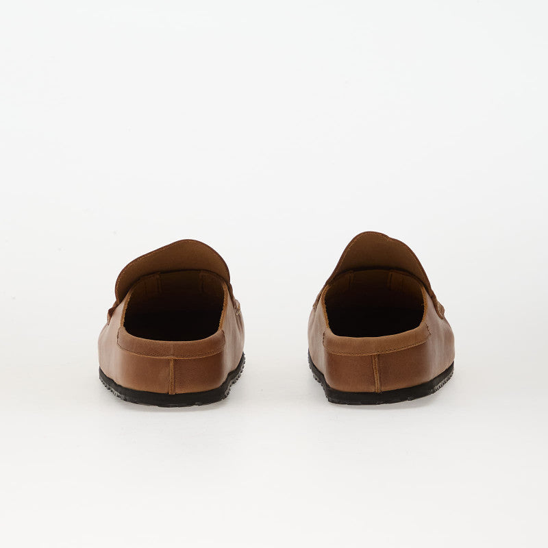 Birkenstock Naples Wrapped Oiled Leather Cognac