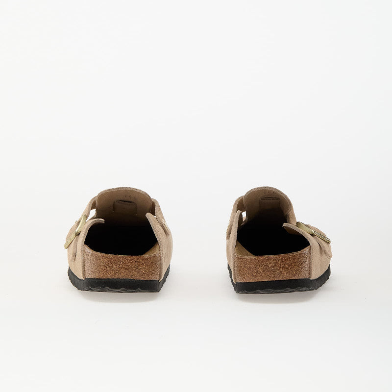 Birkenstock Boston BS Suede Leather Sandcastle