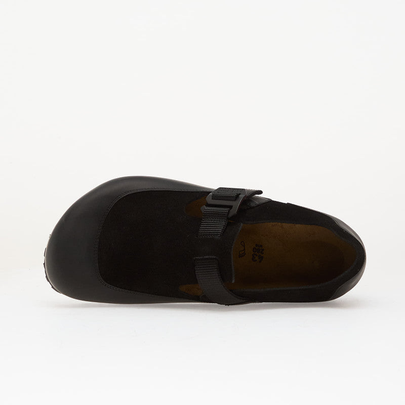Birkenstock London Nova 2.0 Leather-Suede Black