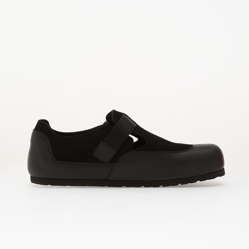 Birkenstock London Nova 2.0 Leather-Suede Black