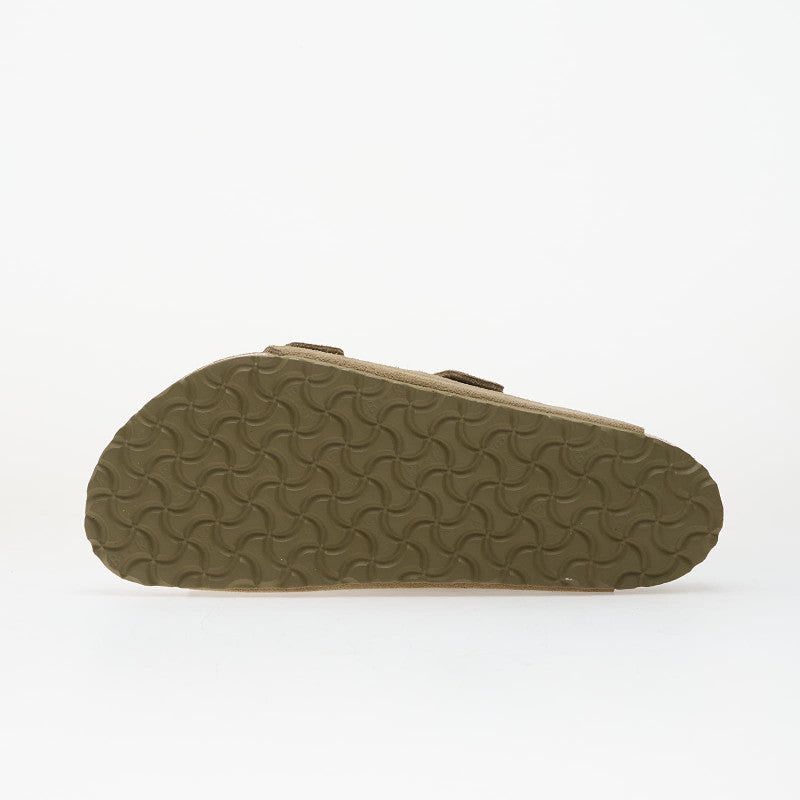 Birkenstock Arizona Suede Leather Faded Khaki