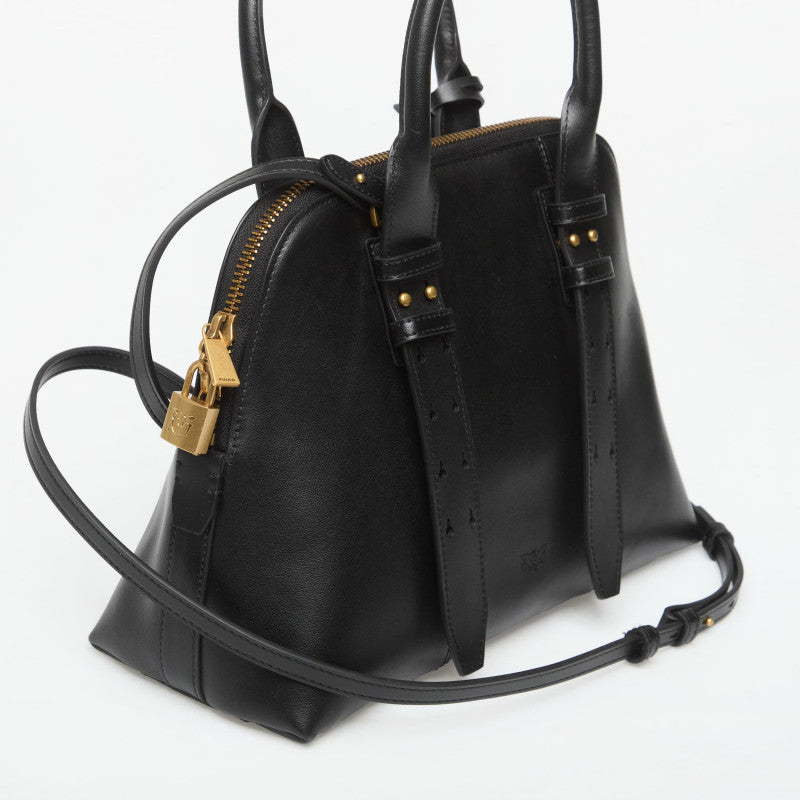 Pinko Bowling Bag Medium Vitell Black