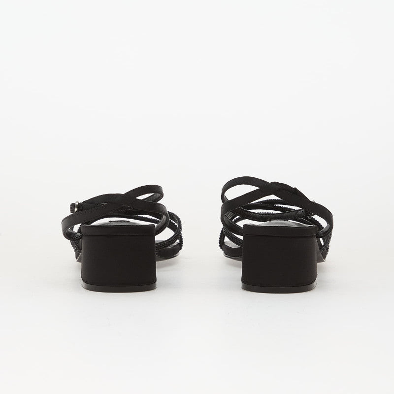 Steve Madden Gabby Black Satin