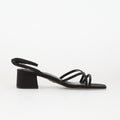 Steve Madden Gabby Black Satin