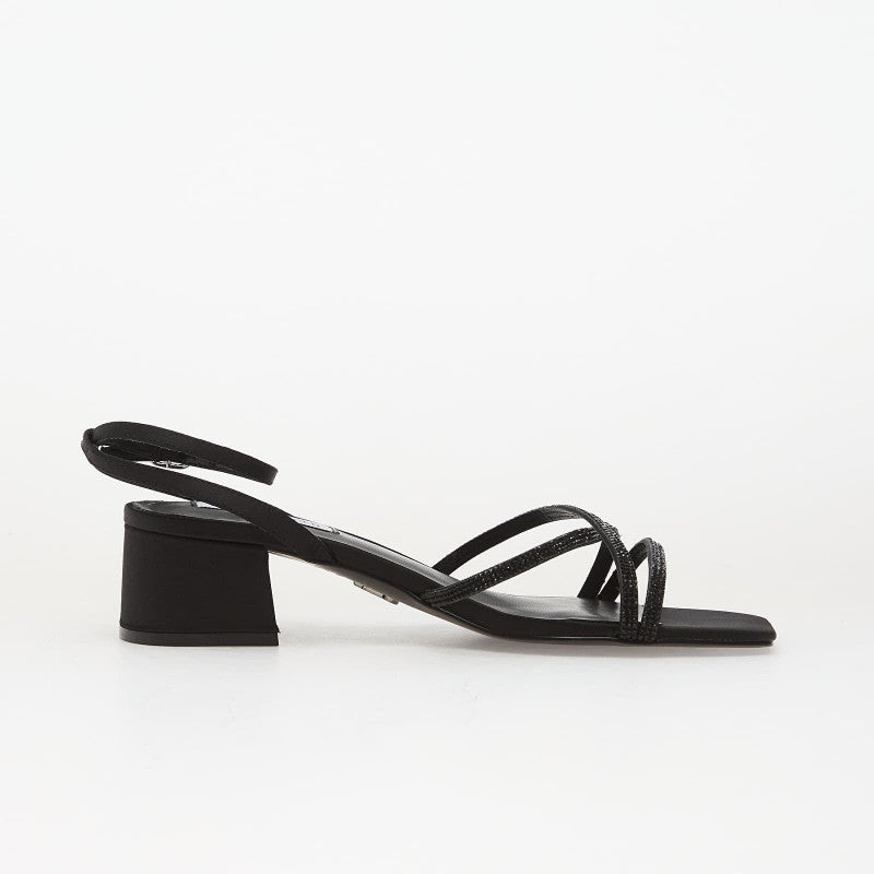 Steve Madden Gabby Black Satin