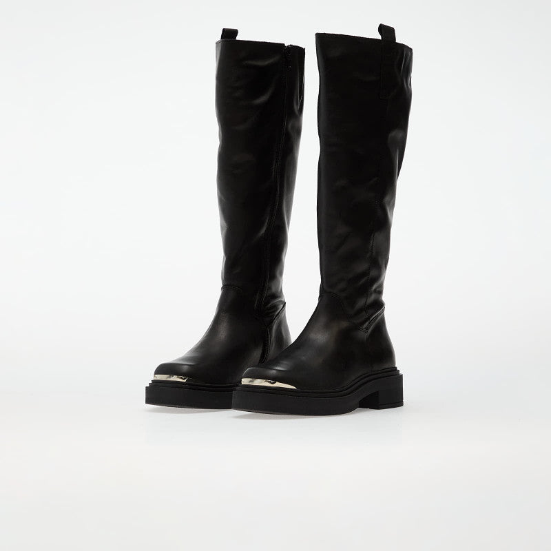 Steve Madden Constance Black Leather