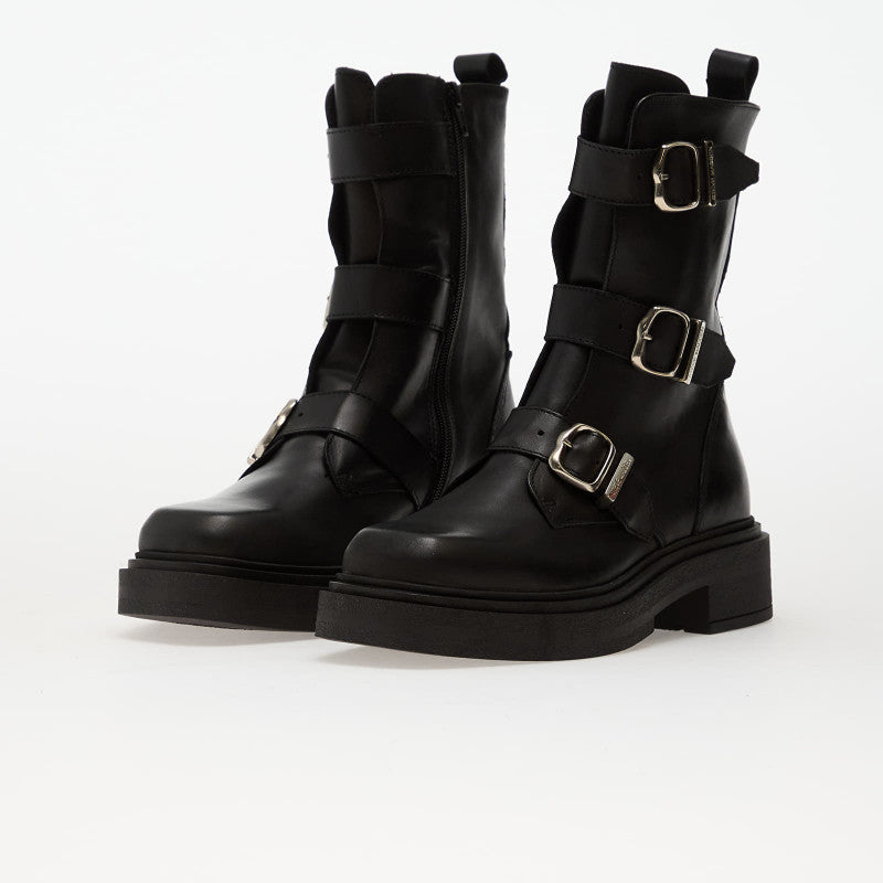 Steve Madden Clipper Black Leather
