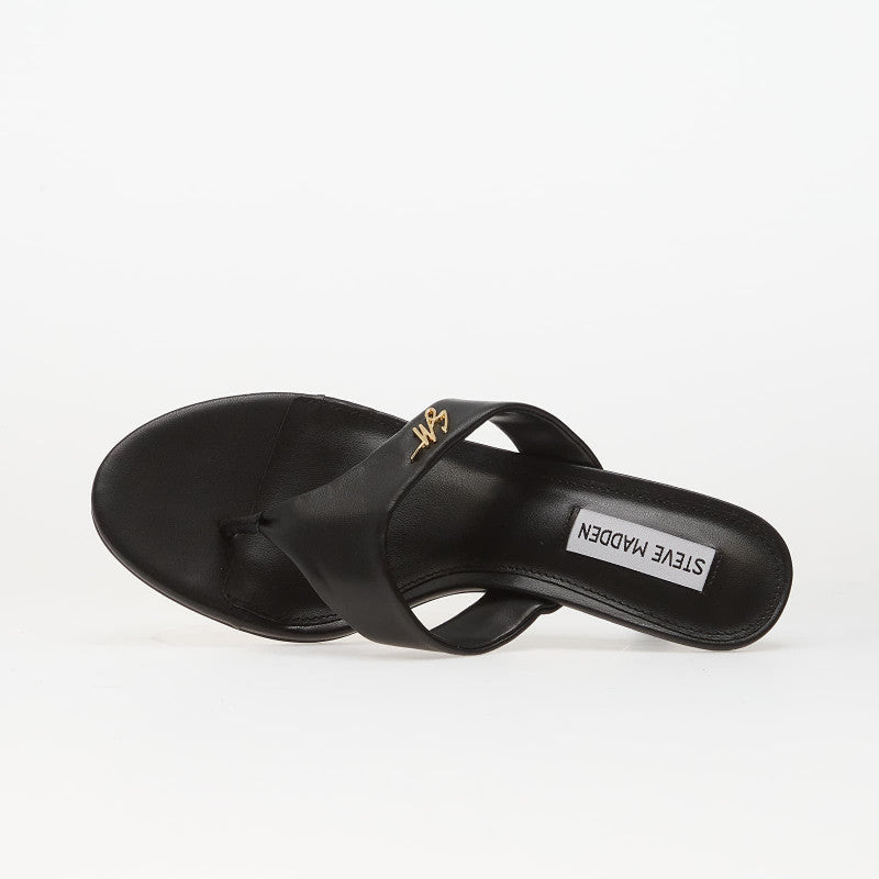 Steve Madden Soundview Black Leat