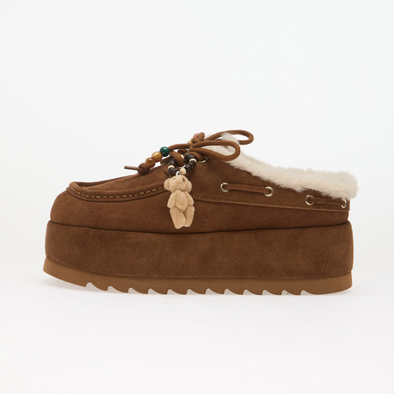 Steve Madden Cuddly Chsnut Suede