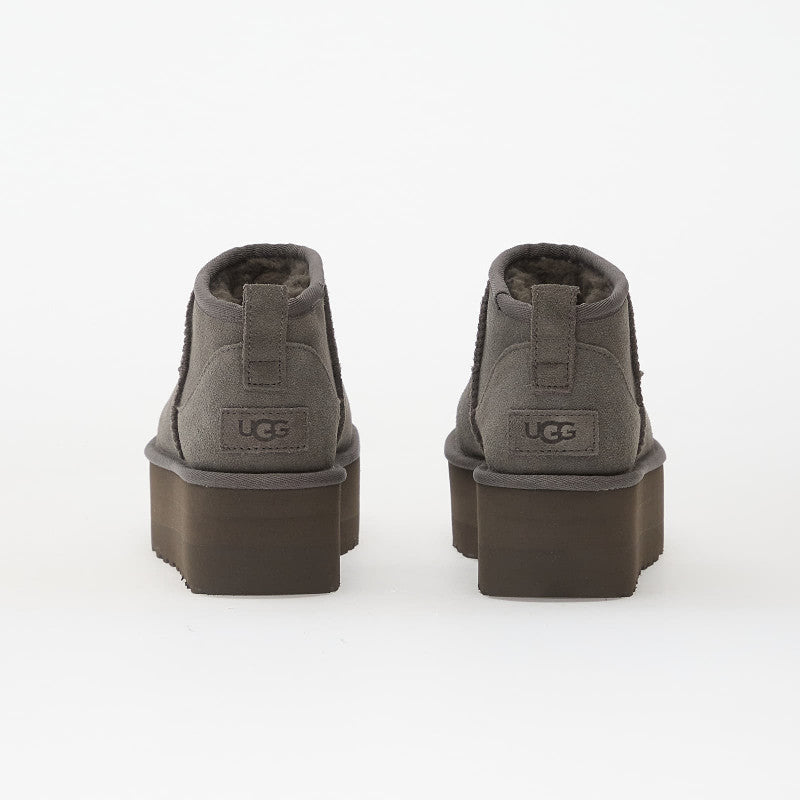 UGG Wmns Classic Ultra Mini Platform Charcoal
