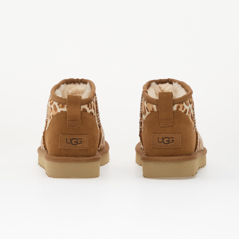 UGG Wmns Classic Ultra Mini Plains Felicity Leopard Jasmine