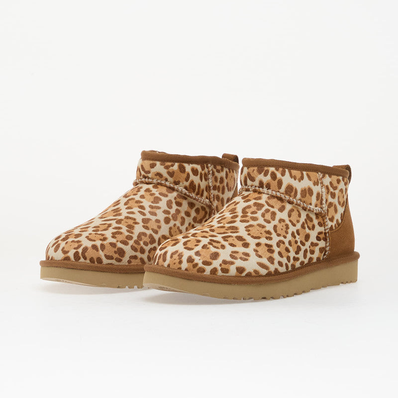 UGG Wmns Classic Ultra Mini Plains Felicity Leopard Jasmine