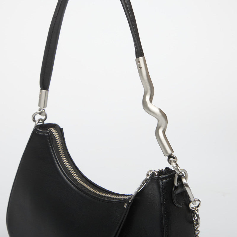 Steve Madden Braz Black/ Silver