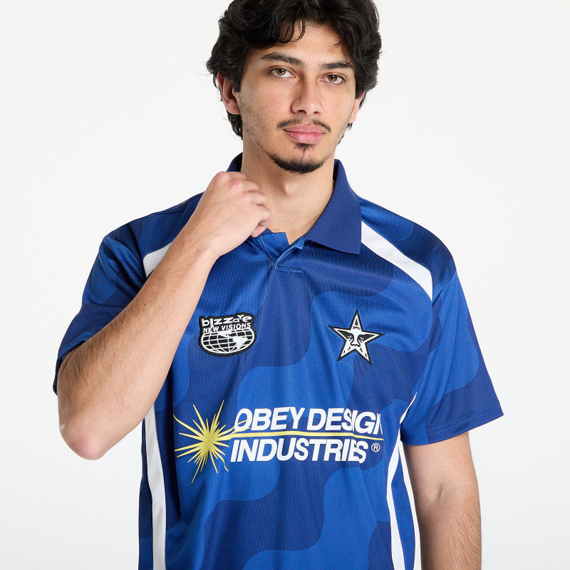 OBEY Soccer Jersey Blue Multi
