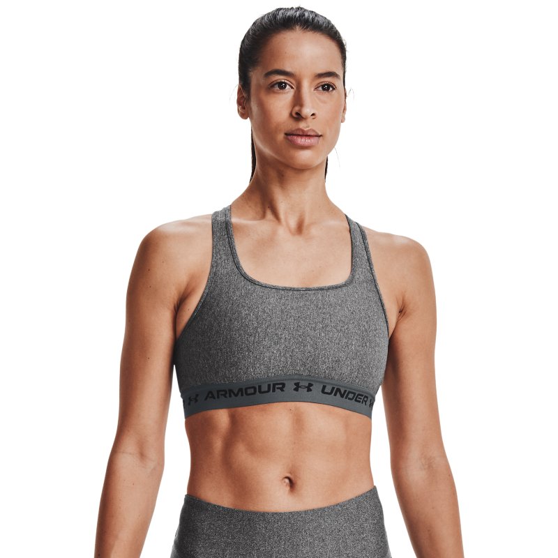 Under Armour Wmns Mid Crossback Heather Sports liemenėlė