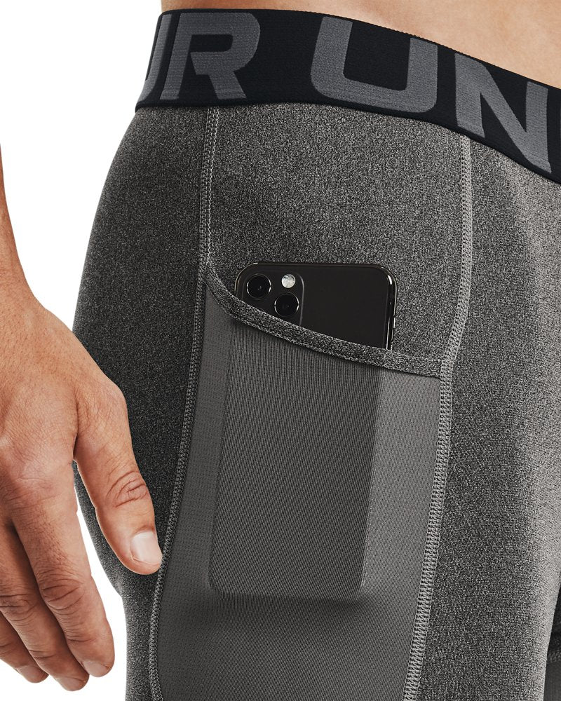 Under Armour Hg Armour Long Shorts Carbon Heather/ Black