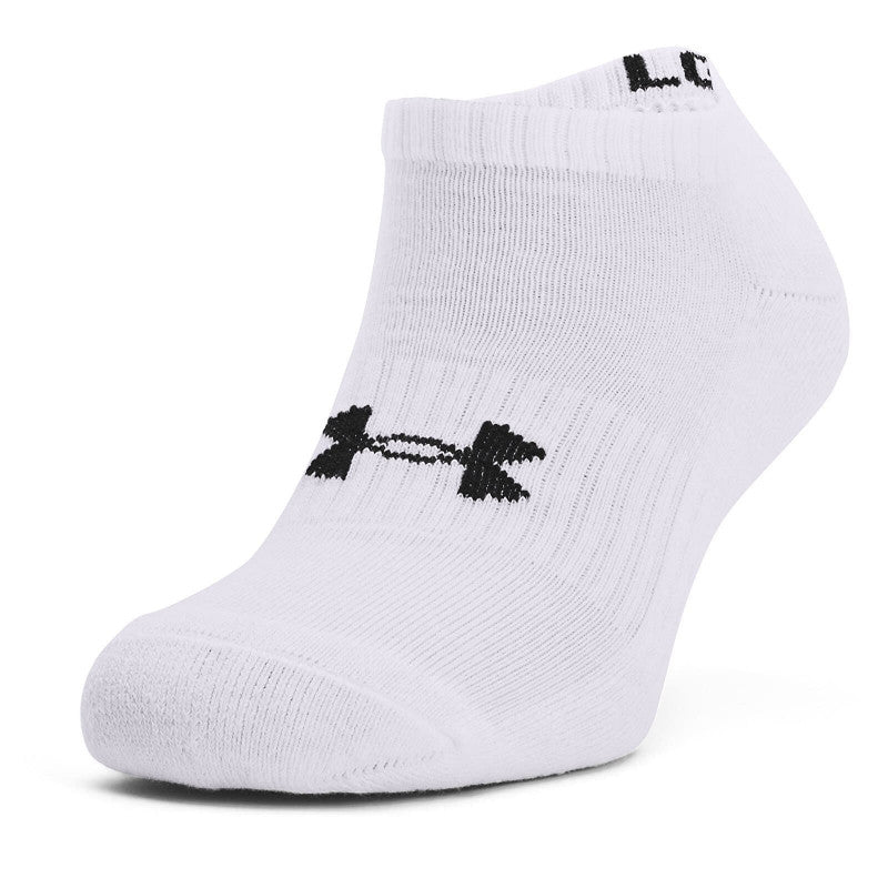 Under Armour 3Pack Core No Show Socks bílé