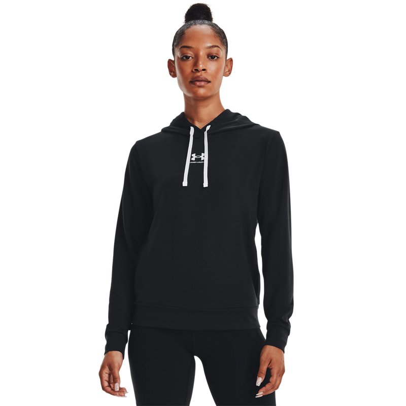 Under Armour Rival Terry Hoodie Black/ White
