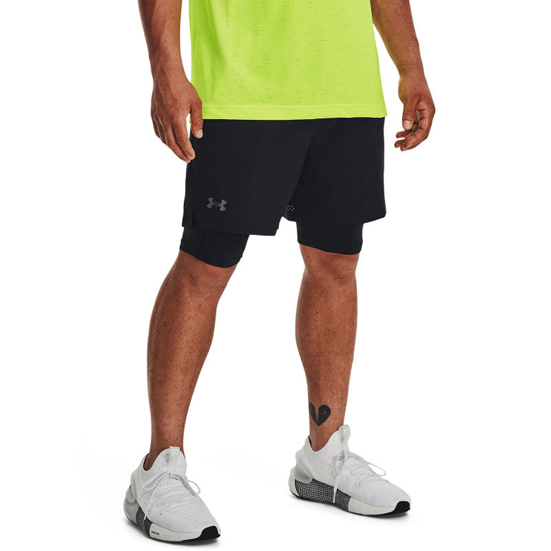 Under Armour Vanish Woven 2in1 Sts Black/ Black/ Pitch Gray