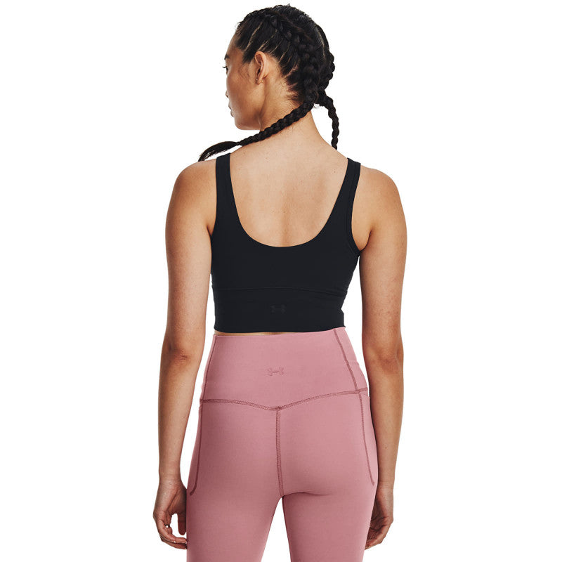 Under Armour Meridian Fitted Crop Tank Black