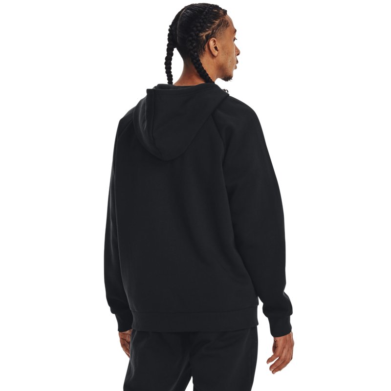 Under Armour Rival Fleece FZ Hoodie Black/ White