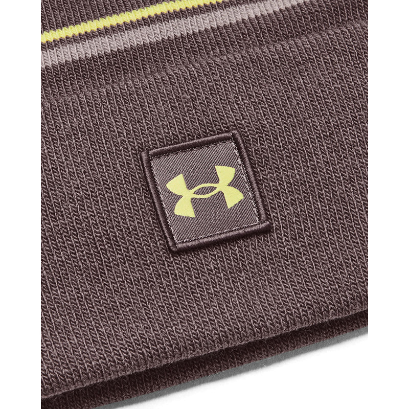 Under Armour Men'S Halftime Pom Beanie Ash Taupe