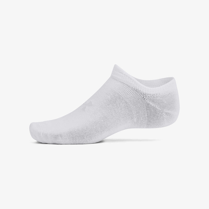 Under Armour Essential No Show 6pk White